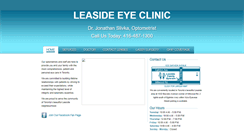 Desktop Screenshot of leasideeyeclinic.com